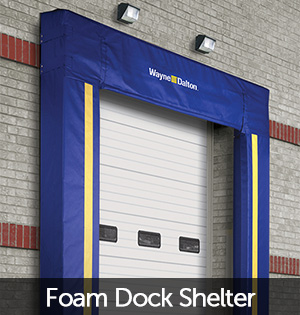 foam-shelter-dock-door Loading Dock Equipment Dock levelers Mechanical Pit Leveler Edge of Dock leveler Dock Seals Dock Shelters Dock Accessories Dock Lights Dock Bumpers Dock Track Guards Dock Chocks Loading Dock Service Loading Dock Repair